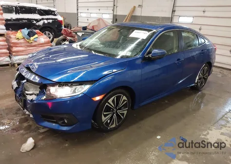 2018 Honda Civic Ex-L z USA, uszkodzony, nr VIN JHMFC1F7XJX019691
